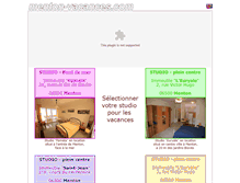Tablet Screenshot of menton-vacances.com